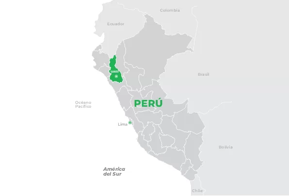 Mapa de Cajamarca